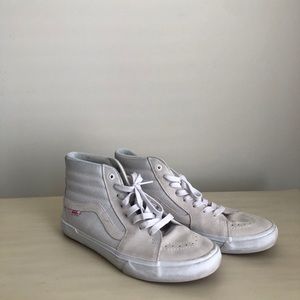 White vans high tops